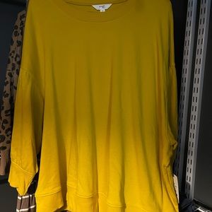 Bubble sleeve sweatshirt